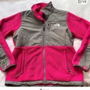 The North Face Pink Denali Jacket, Size L